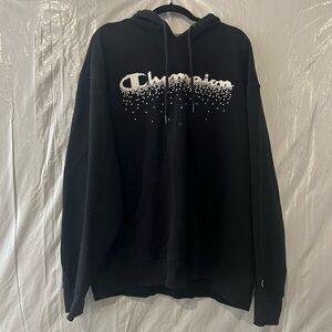 Champion Black Logo Sweatshirt Size XL